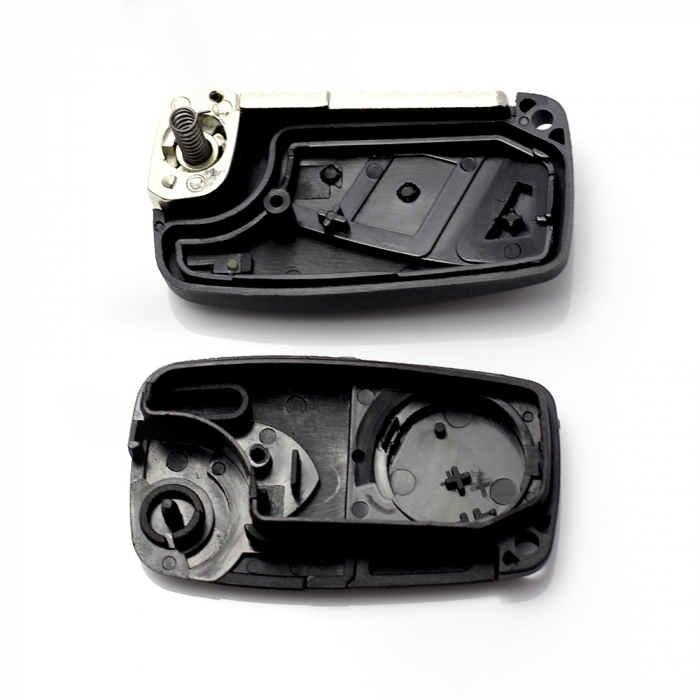 Fiat - Carcasa cheie tip briceag, 3 butoane, negru [2]