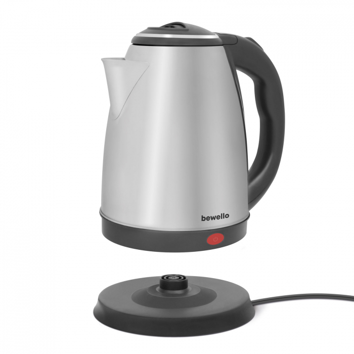 Fierbator din otel inoxidabil, capacitate 2L - 2000W, protectie supraincalzire, led indicator - Bewello [4]