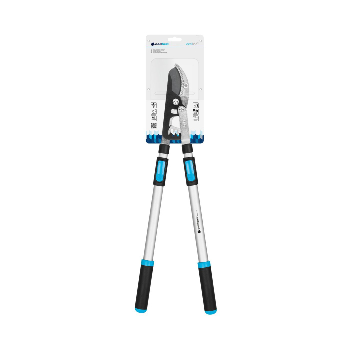 Foarfeca pomicultura/ silvicultura diametru taiere 45 mm pentru, cu brate telescopice nicovala IDEAL- CELLFAST [2]