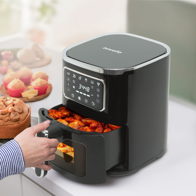 Friteuza fara ulei - 220-240 V - 1450W - 5 L - buton tactil [3]