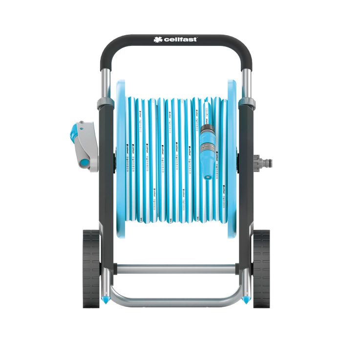 Furtun cu tambur Cellfast COMPACT, furtun gradina 1 2 20 m, accesorii incluse [2]
