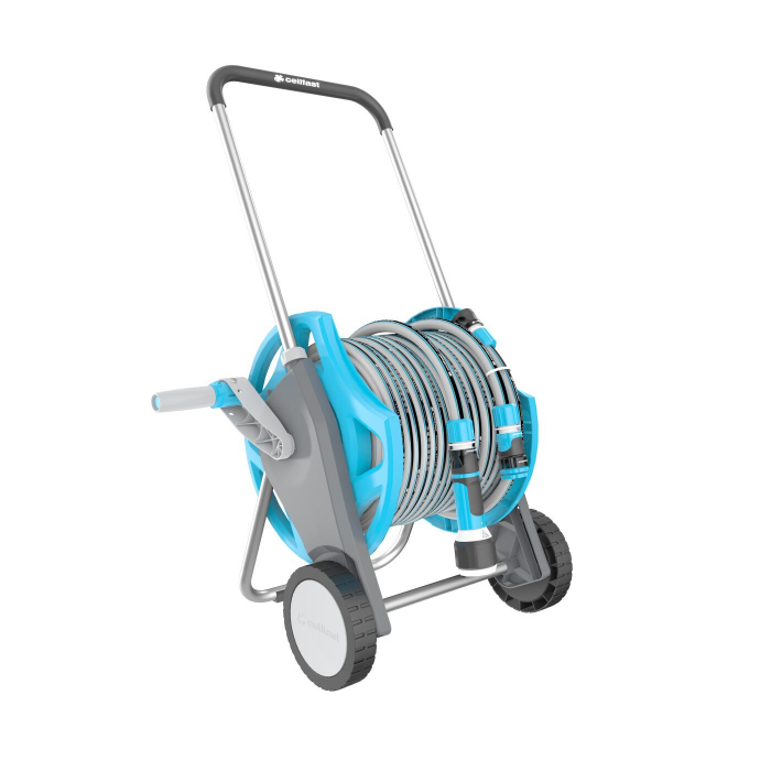 Furtun cu tambur Cellfast DISCOVER, furtun gradina MULTIFLEX 1 2 , 25m, accesorii incluse [1]
