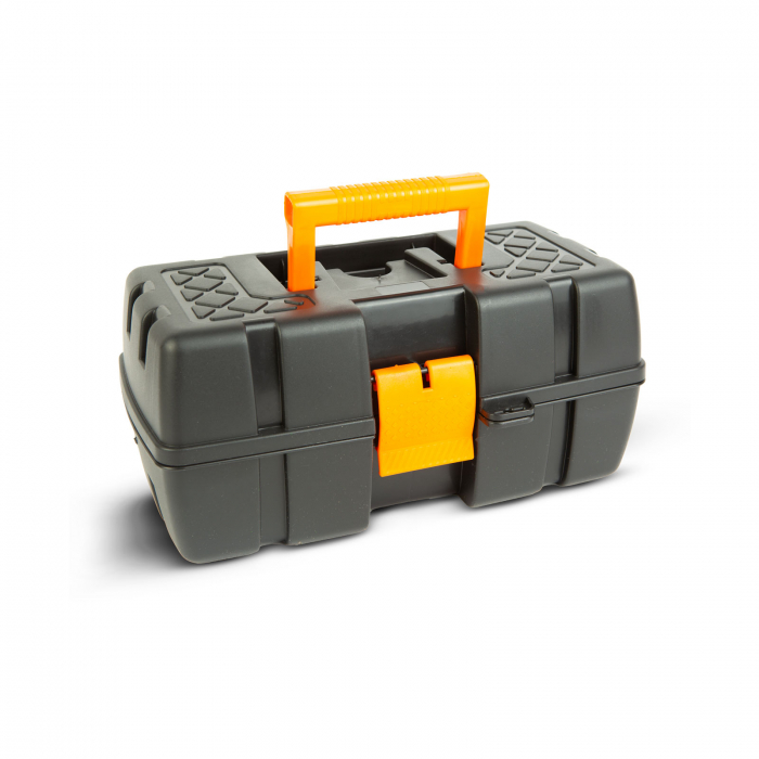 Geantă de scule pliabila cu tavă dubla - plastic - 31 x 18 x 14 cm [3]