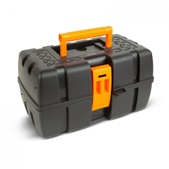 Geantă de scule pliabilă cu tavă - tavă triplă - plastic - 37 x 23 x 21 cm [3]