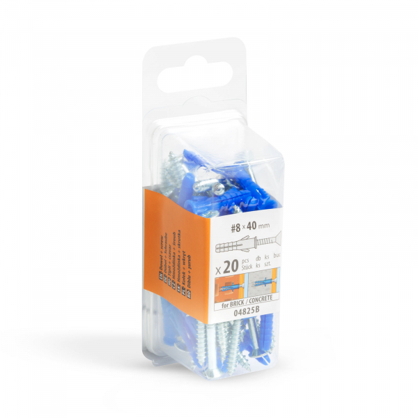 HANDY - Diblu + şurub - 8 x 40 mm- 20 buc. / pachet [4]