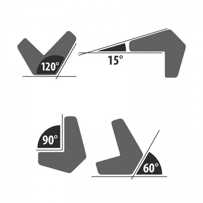 HANDY - Magnet de fixare pentru sudură - 15° - 60° - 90° - 120°- 9 kgf [3]