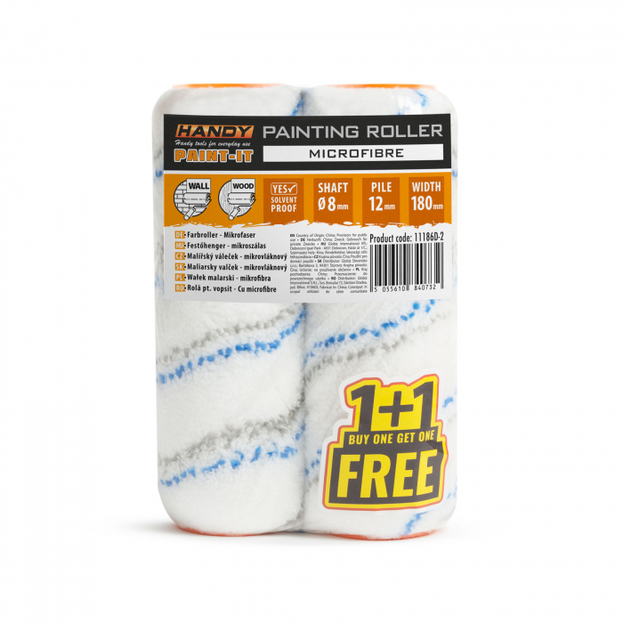 HANDY - Rolă cu microfibre pentru vopsit - 180 mm - 2 buc./pachet [2]