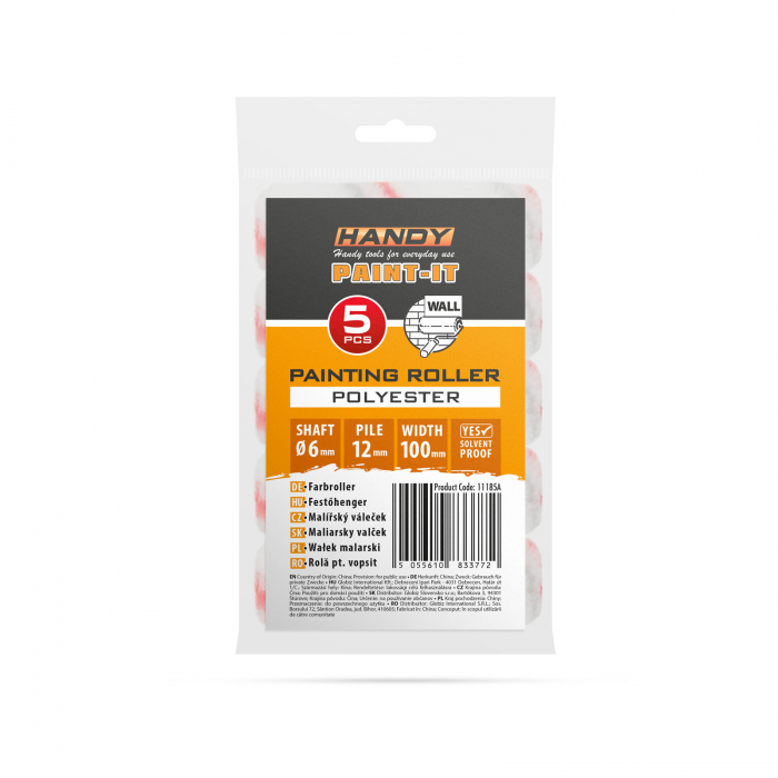 HANDY - Rolă pentru vopsit - poliester - 100 mm 5 buc. /pachet [2]