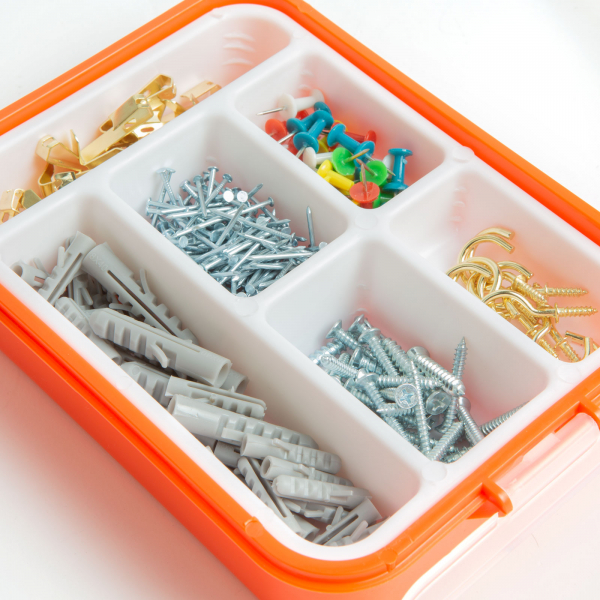 HANDY - Set de accesorii pentru bricolaj - dibluri, cuie, cârlige - 266 piese [2]