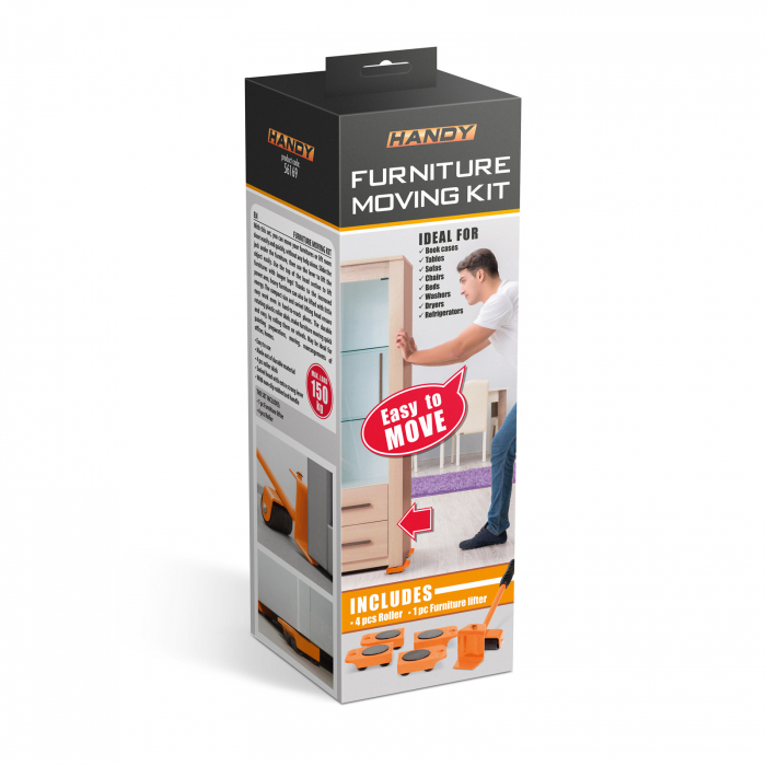 Set pentru ridicare si transportul mobilelor in casa, srcina maxima 150 kg- Handy [7]