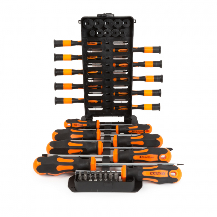 HANDY - Set şurubelniţe - cu geantă - 45 piese [2]