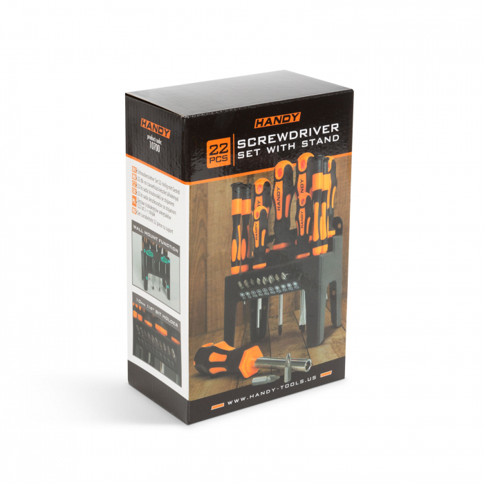 HANDY - Set şurubelniţe cu suport - 22 piese [4]