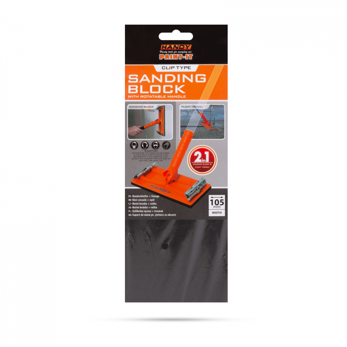 HANDY - Suport de mână pentru şlefuire cu hârtie abrazivă - 210 x 105 mm [5]