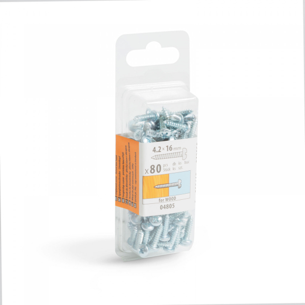 HANDY - Şurub pentrtu PAL - cap semirotund - 4,2 x 16 mm, 80 buc. / pachet [3]