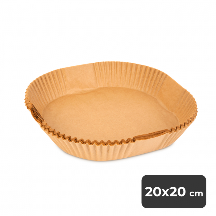Hartie de copt pentru friteuza cu aer - forma patrata 20x20 cm - 50 buc/pachet [2]