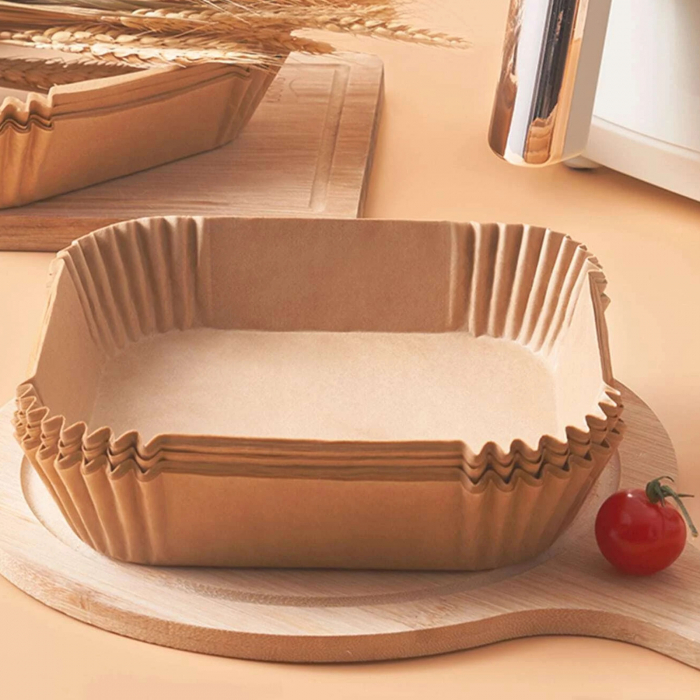 Hartie de copt pentru friteuza cu aer - forma patrata 20x20 cm - 50 buc/pachet [4]