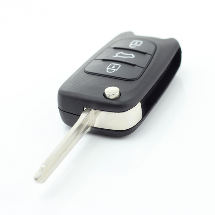 Hyundai - Carcasa cheie tip briceag, 3 butoane, lama pe stanga [7]