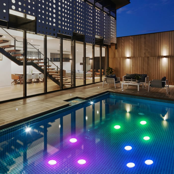 Iluminare inteligenta piscina 15 LED RGB, control smartphone, telecomanda | Delight [3]
