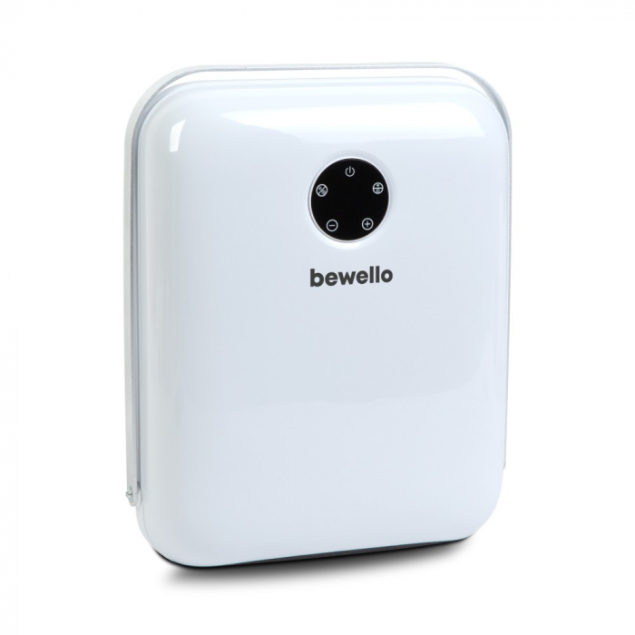 Incălzitor de perete pentru baie cu suport uscare prosoape, telecomanda - 800/2000W - 240V - alb [4]
