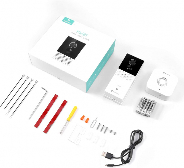 Interfon Smart cu camera HeimVision HMB1, Wireless, 1080P HD, Motion Detection, Convorbire bidirectionala, unghi larg, Control aplicatie [5]