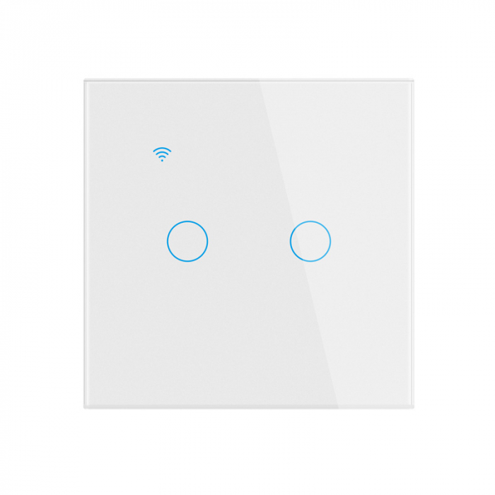 Intrerupator Inteligent Nous LZ2 Wifi, ZigBee, Touch, fara nul, 2 canale [2]