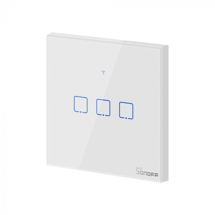 Intrerupator comutator Smart cu Touch Sonoff T0 EU TX , WiFi, (3 canale) [3]