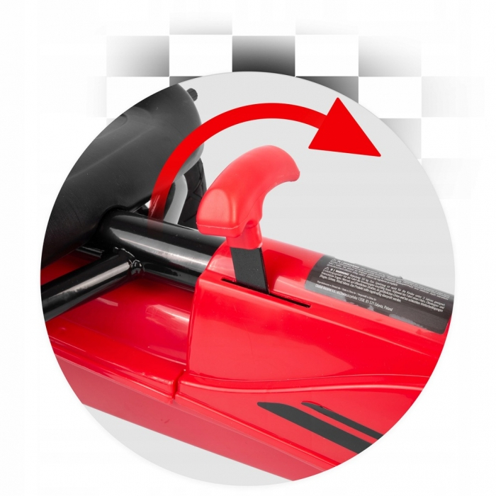 Kart cu pedale si roti gonflabile, Gokart RK-592 Ricokids 759201, Rosu [8]