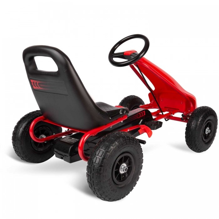 Kart cu pedale si roti gonflabile Gokart RK-593 Ricokids 759300, Rosu [2]