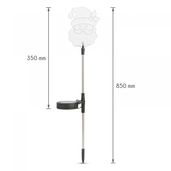 Lampa LED cu incacare solara - model „Moş Crăciun” [4]