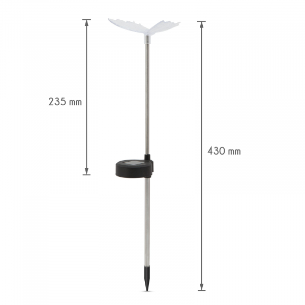 Lampă solară pentru grădină cu LED - model „Fluture” [3]