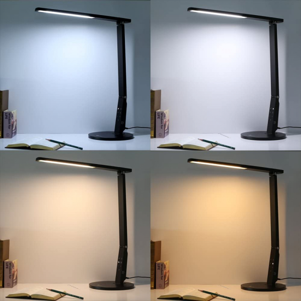 Lampa de birou cu LED TaoTronics TT-DL10, incarcare USB, 4 culori de lumina, 600 lumeni [4]
