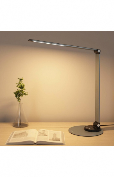 Lampa de birou cu LED TaoTronics TT DL66 cu incarcare USB si 6 niveluri de luminozitate Black [5]