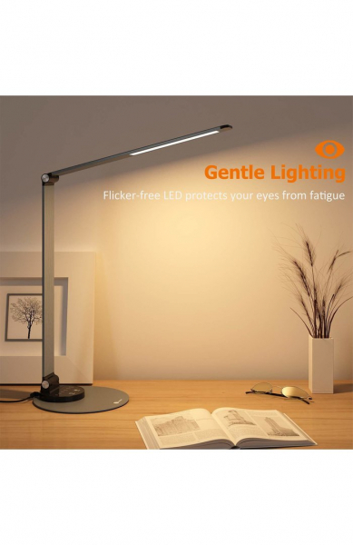 Lampa de birou cu LED TaoTronics TT-DL66, incarcare USB, 6 niveluri de luminozitate - Black [5]