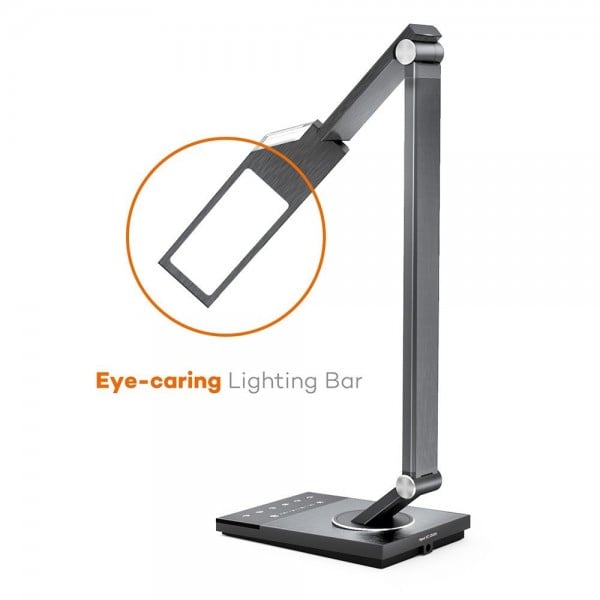 Lampa de birou LED TaoTronics TT DL063 protectie ochi si TOUCH Control 5 moduri si USB lumina de noapte [3]