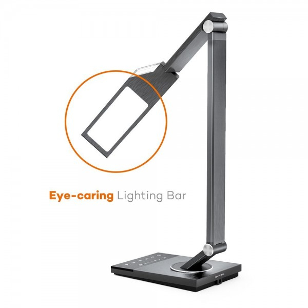 Lampa de birou LED TaoTronics TT-DL16, protectie ochi, control touch, 5 moduri, USB, lumina de noapte [3]
