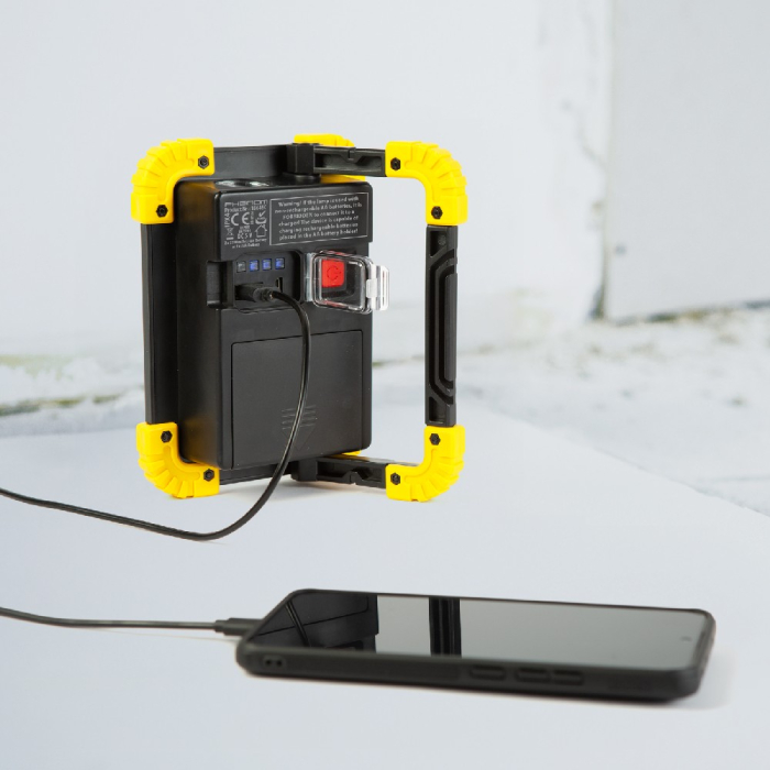 Lampa de lucru multifunctionala - 1000 Lumeni LED COB - Acumulator Li-ion - Micro-USB [4]