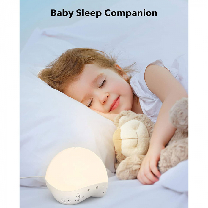 Lampa de veghe Smart TaoTronics TT-CL023, RGB, control din telefon, 25 de sunete, control Alexa si Google [2]