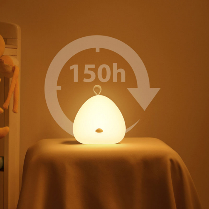 Lampa de veghe VAVA VA-CL1001 LED cu muzica, control touch, reglare intensitate, 8 melodii, Galbena [4]