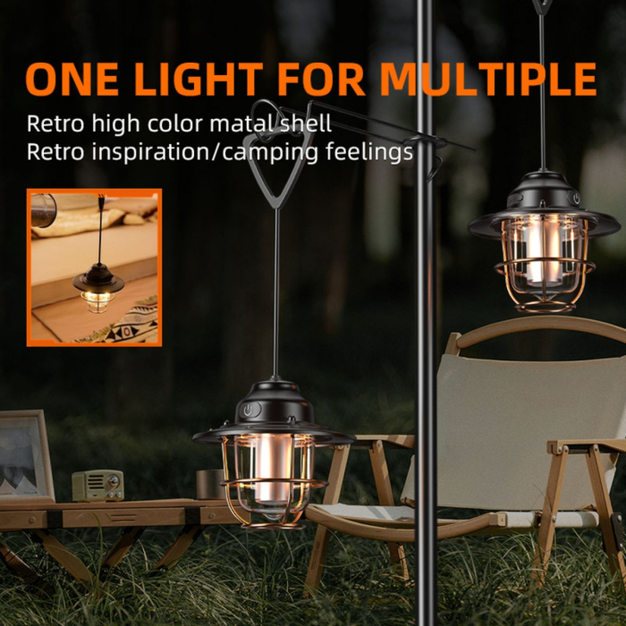 Lampa LED Superfire T57, 320lm, acumulator 2000mAh, USB-C, lumina rosie, 7 moduri iluminare [6]