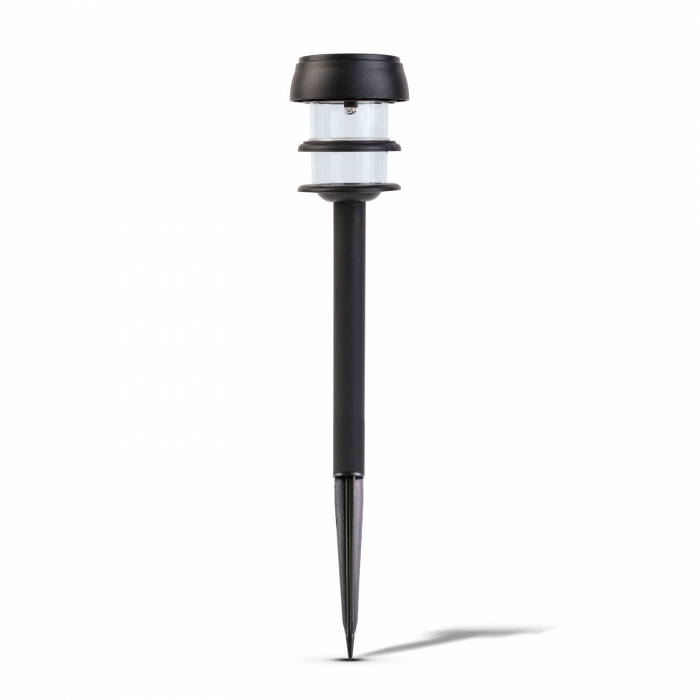 Lampă solară tip tarus, cu comutator on-off - 1 LED alb - 7,5 x 7,5 x 40 cm [1]