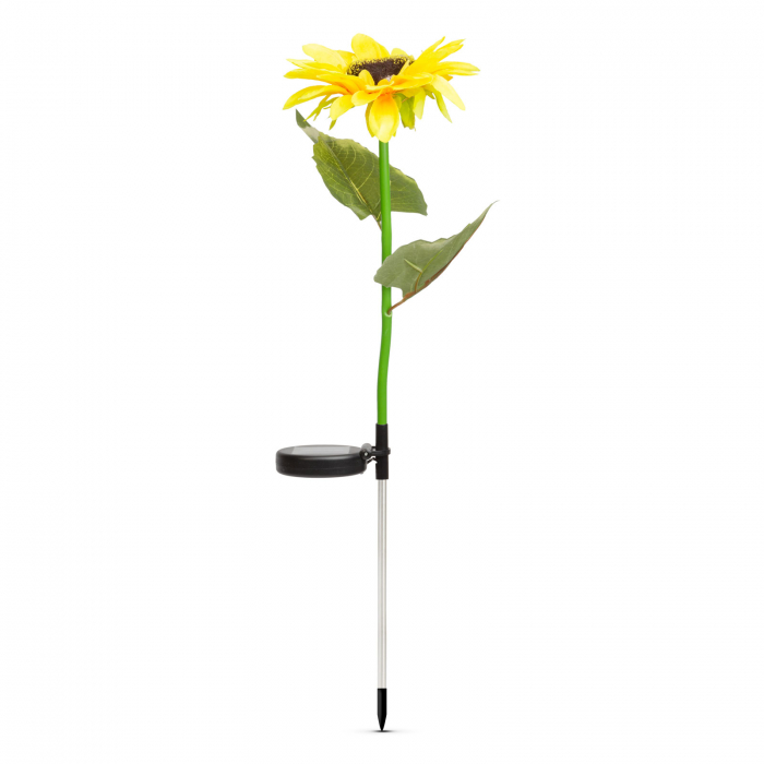 Lampa solar floarea soarelui - 75 cm - 8 LED alb cald [1]