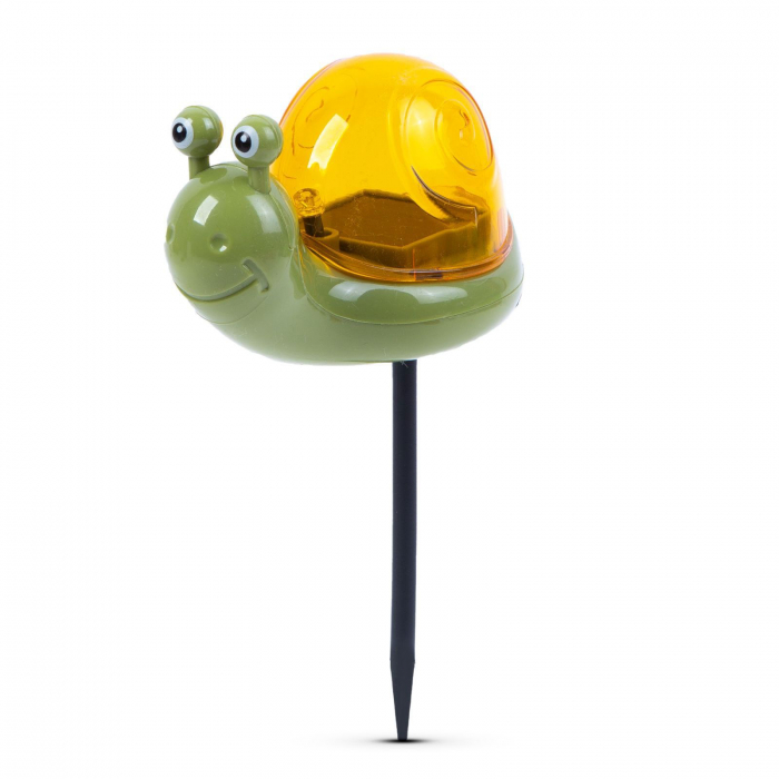 Lampă solară - melc - LED alb - 10 x 6 x 15 cm [4]