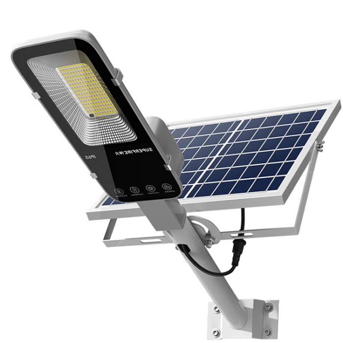 Lampa solara tip stradal LED Superfire FF5-C, Panou solar, Telecomanda, 263W, 1200lm, 15000mAh [2]