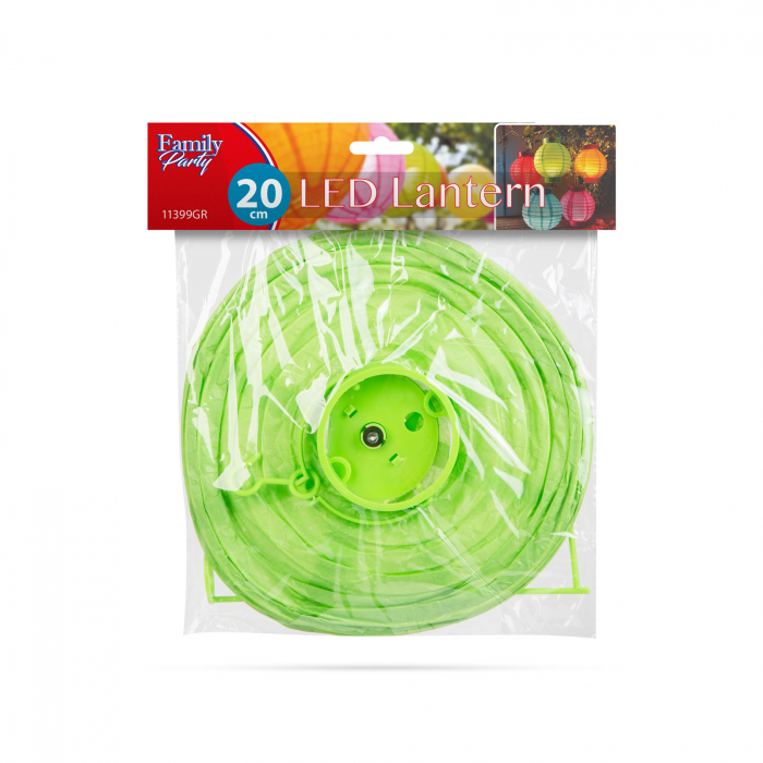 Lampion LED - Verde - 2 x AAA [3]