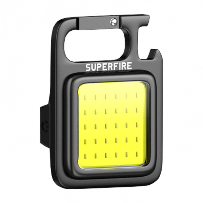 Lanterna de buzunar tip breloc Superfire MX16, 600lm, 500mAh, USB C [2]