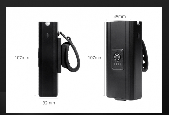Lanterna LED pentru bicicleta Supfire GT-R3, 1400lumeni, 130m, acumulator 2400 mAh, USB [6]
