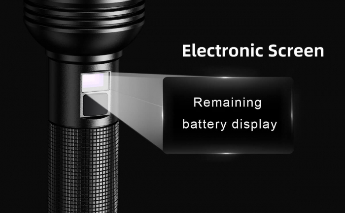 Lanterna LED Superfire D18, 2000lm, 226M, 5200mAh, incarcare USB-C, 36W [4]