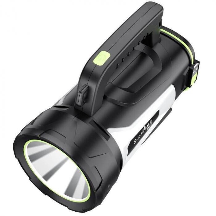 Lanterna LED Superfire M15, USB, 550lm, 400m, PowerBank, incarcare USB, 6000mAh, lumina rosie [2]