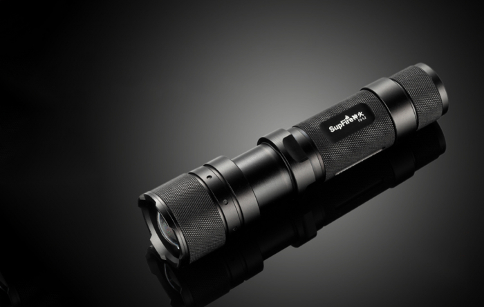 Lanterna LED Supfire F3-L2, ZOOM, 1100lm, 300m, incarcare USB, Negru [6]