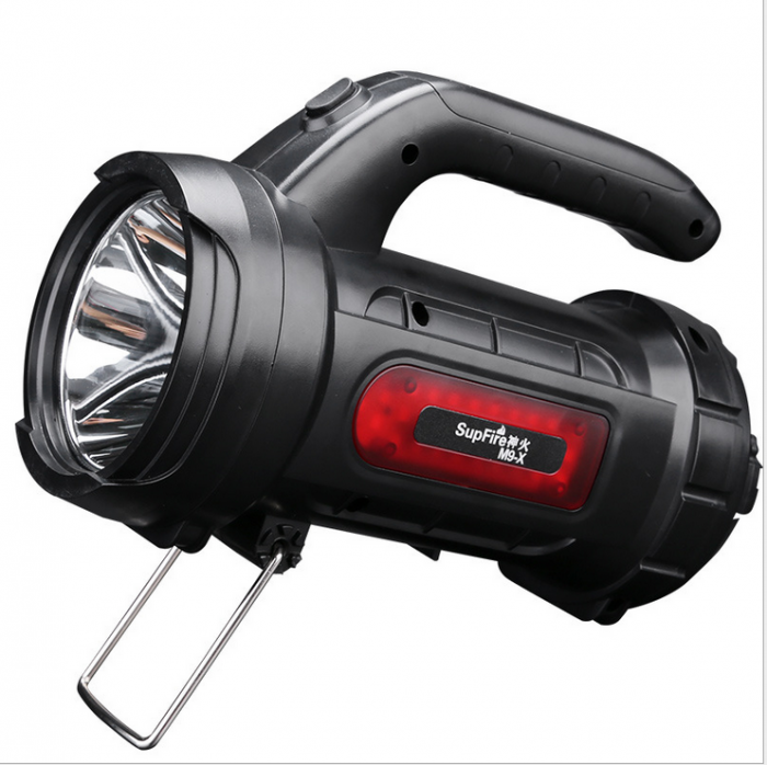 Lanterna LED Supfire M9-X, USB, 440lm, 390m, PowerBank, incarcare USB, 3000mAh, lumina rosie [2]